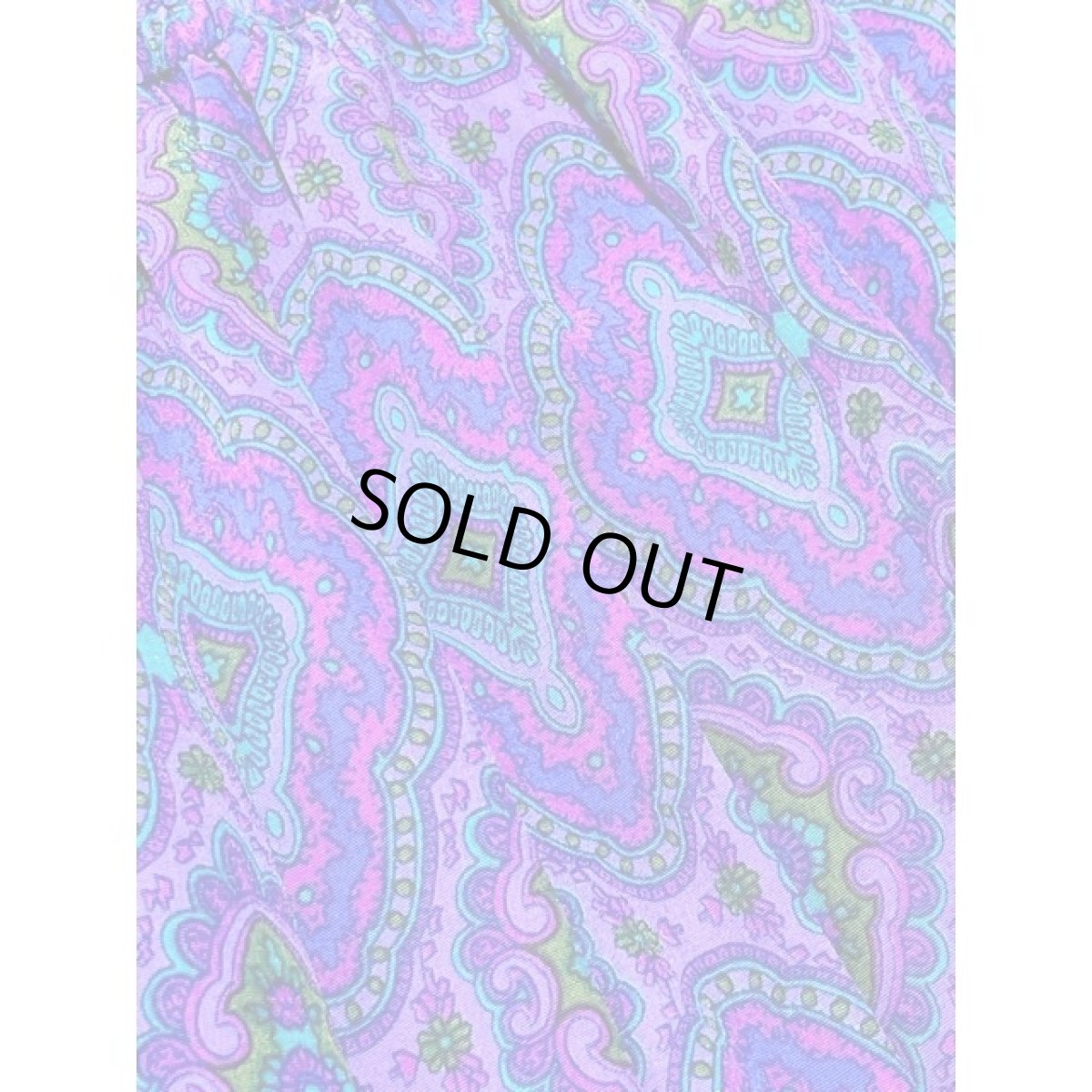 画像13: レトロサイケ プリーツ ウエストゴム アメリカ古着 ヴィンテージワンピース (13)