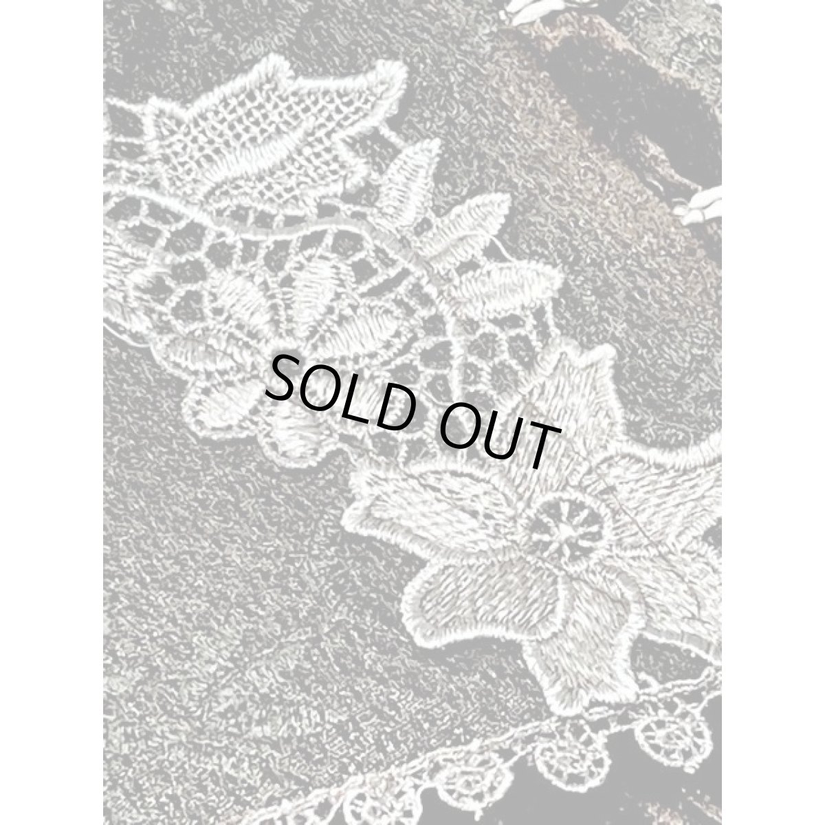 画像10: Italy 上品なプリーツ カットワークレース ブラウン ヨーロッパ古着 レトロ シャツ ヴィンテージ トップス (10)