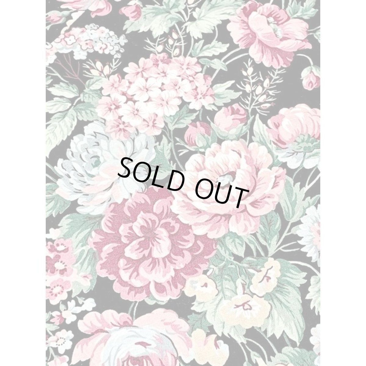 画像14: レトロモダン 花柄 リボン パフスリーブ サーキュラー アメリカ古着 ヴィンテージワンピース (14)