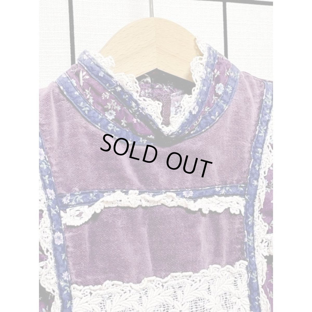 画像5: 子供古着 kids GUNNESAX 小花柄  リボン セーラー襟 アメリカ古着 ヴィンテージ ワンピース (5)