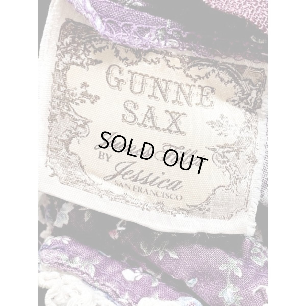 画像8: 子供古着 kids GUNNESAX 小花柄  リボン セーラー襟 アメリカ古着 ヴィンテージ ワンピース (8)