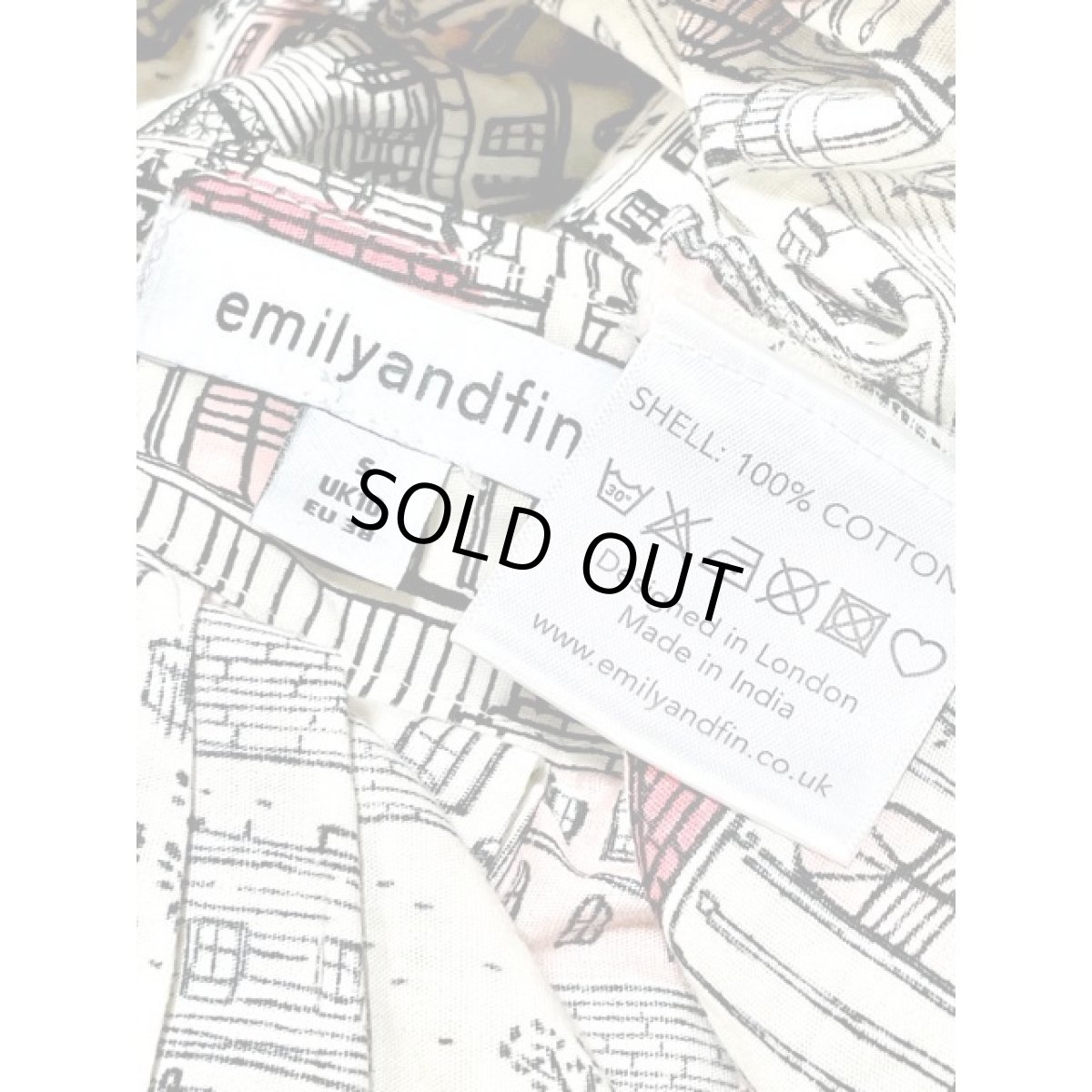 画像11: ハウス柄 House emilyandfin レトロ India 古着 スカート (11)