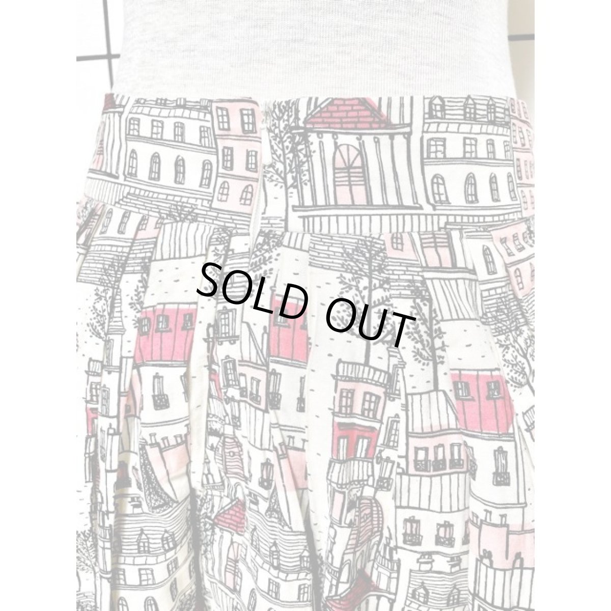 画像7: ハウス柄 House emilyandfin レトロ India 古着 スカート (7)