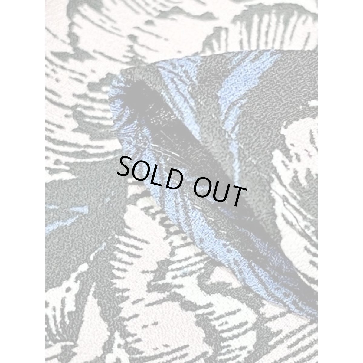 画像14: 花柄 シャーリング ハイネック ブラック ウエストゴム 古着 長袖 レトロワンピース (14)