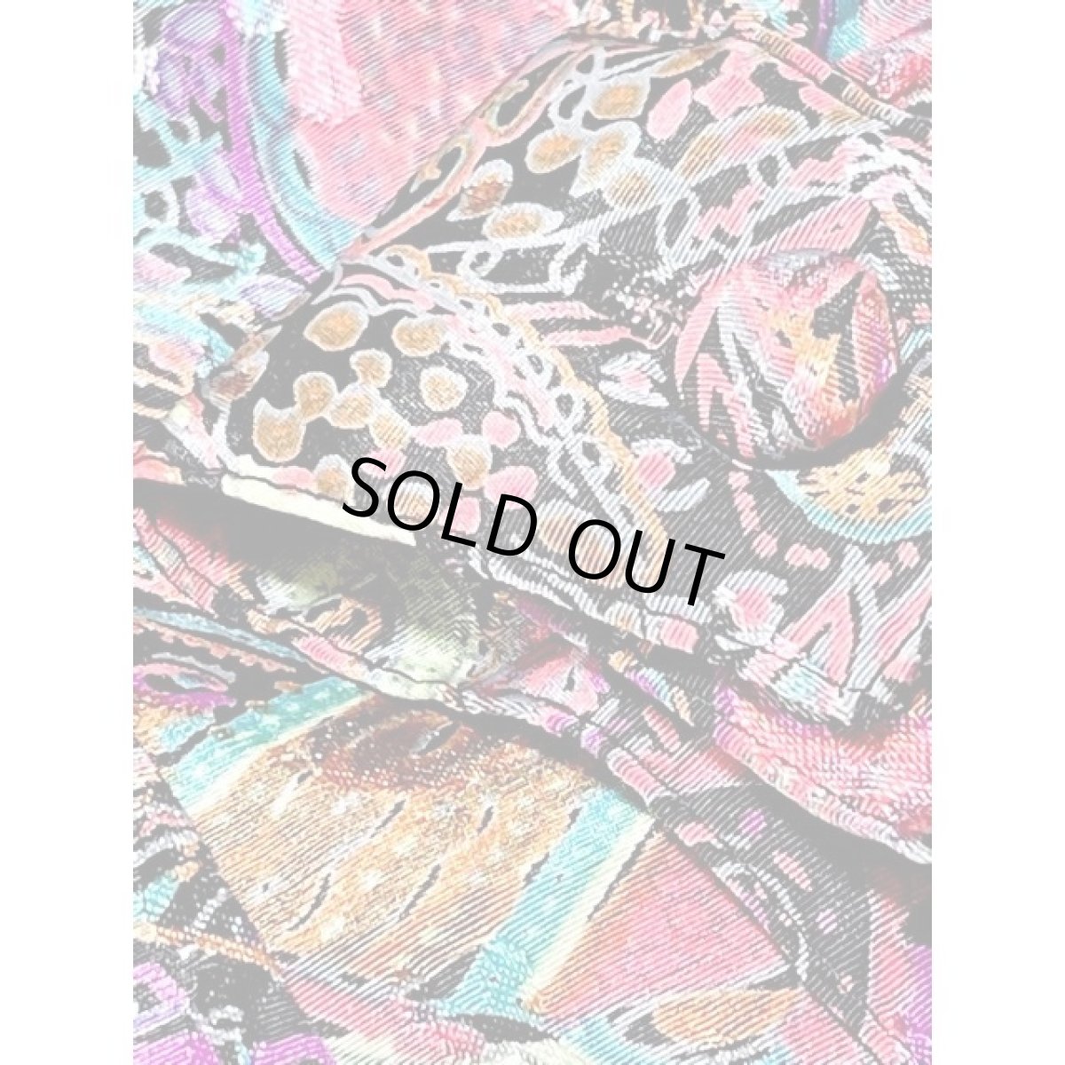 画像11: レトロサイケ ペイズリー ブラウス アメリカ古着 長袖 シャツ ヴィンテージブラウス (11)