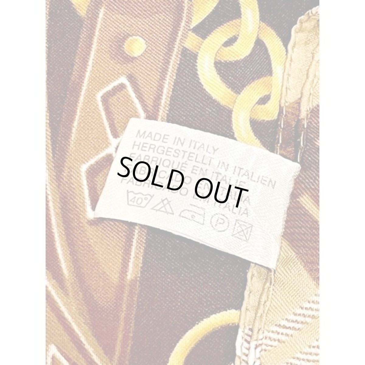 画像11: Italy製 イタリア チェック レトロアンティーク ヴィンテージスカーフ ヨーロッパ (11)