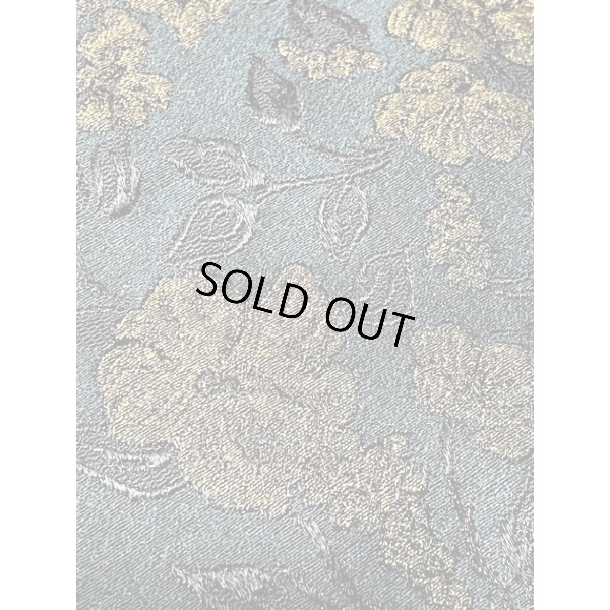 画像10: 深めのグリーン 上質 花模様織り パーティー衣装などにもおすすめ レトロ フランス古着 ヴィンテージドレス (10)