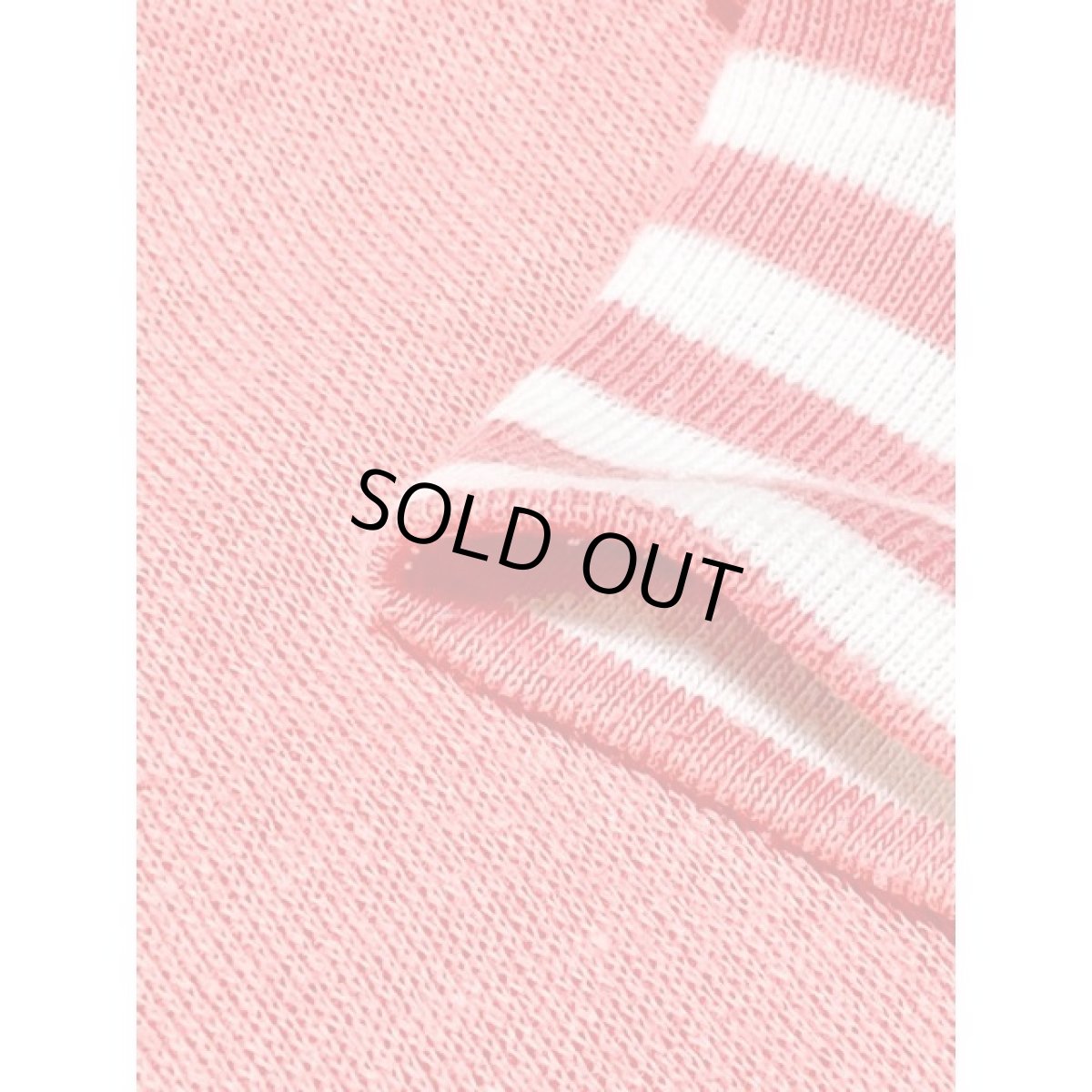 画像9: サーモンピンク ボーダー オーバーサイズ アメリカ古着 ヴィンテージ スウェット (9)