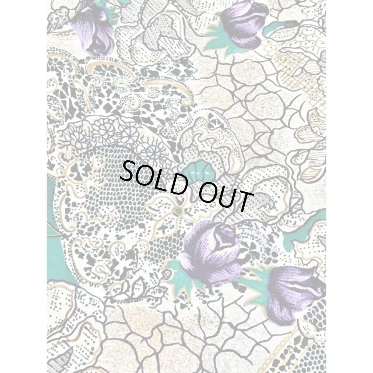 画像9: 花柄 オーバーサイズ レトロ アメリカ古着 長袖 シャツ ヴィンテージブラウス (9)