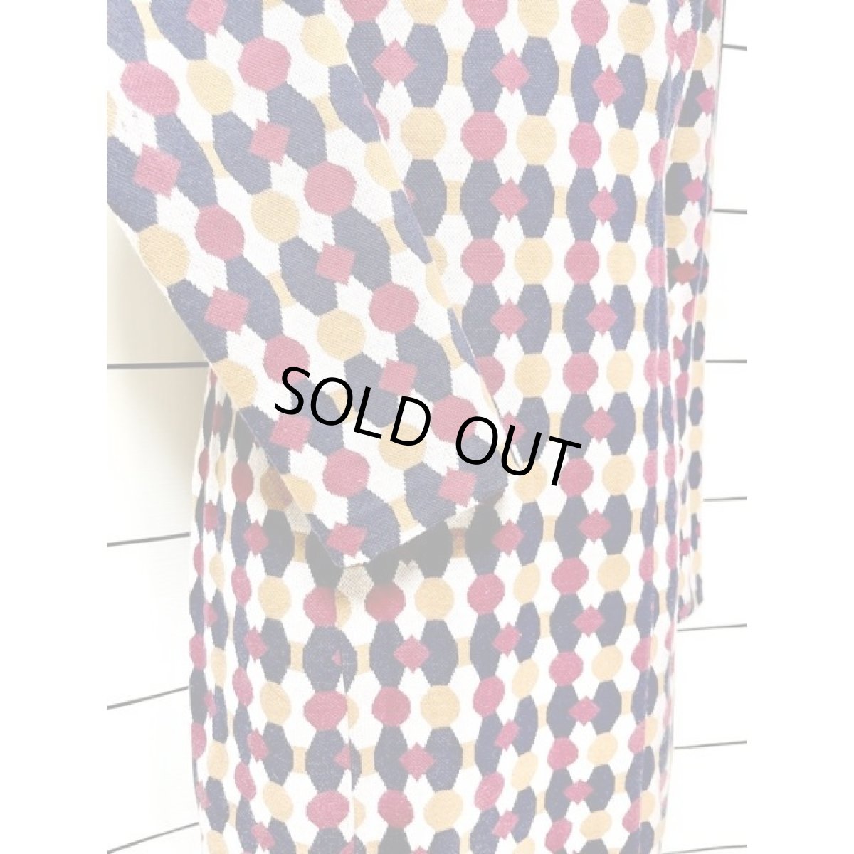 画像7: レトロ柄 古着 ヴィンテージ ワンピース (7)