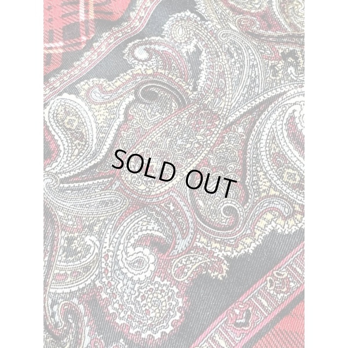 画像11: チェック切り替え ペイズリー ウエストゴム アメリカ古着 長袖 レトロ ヴィンテージワンピース (11)