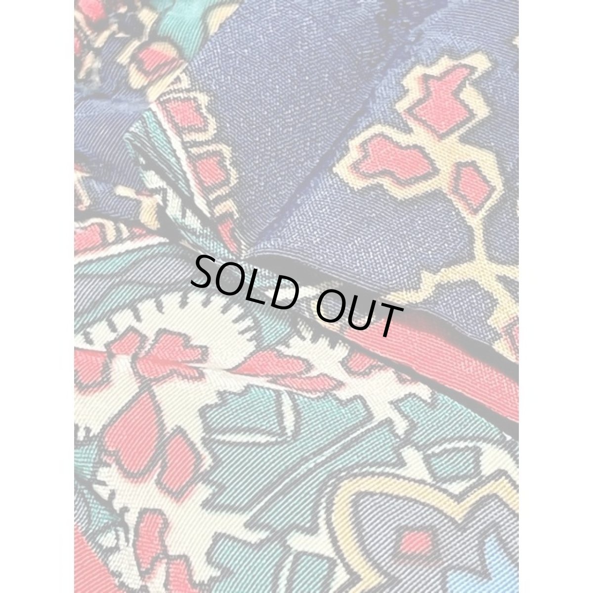 画像9: プリーツ スカーフ模様  ウエストゴム レトロ アメリカ古着 ヴィンテージスカート (9)