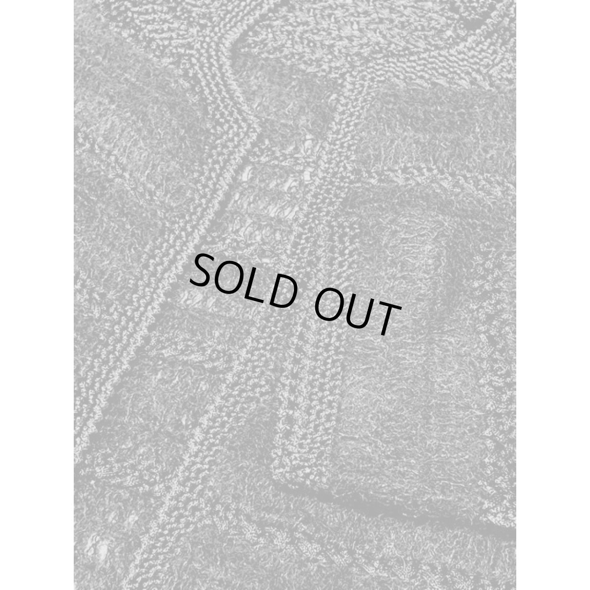 画像9: 鍵編み ブラック 無地 前開き アメリカ古着 ニットカーディガン (9)