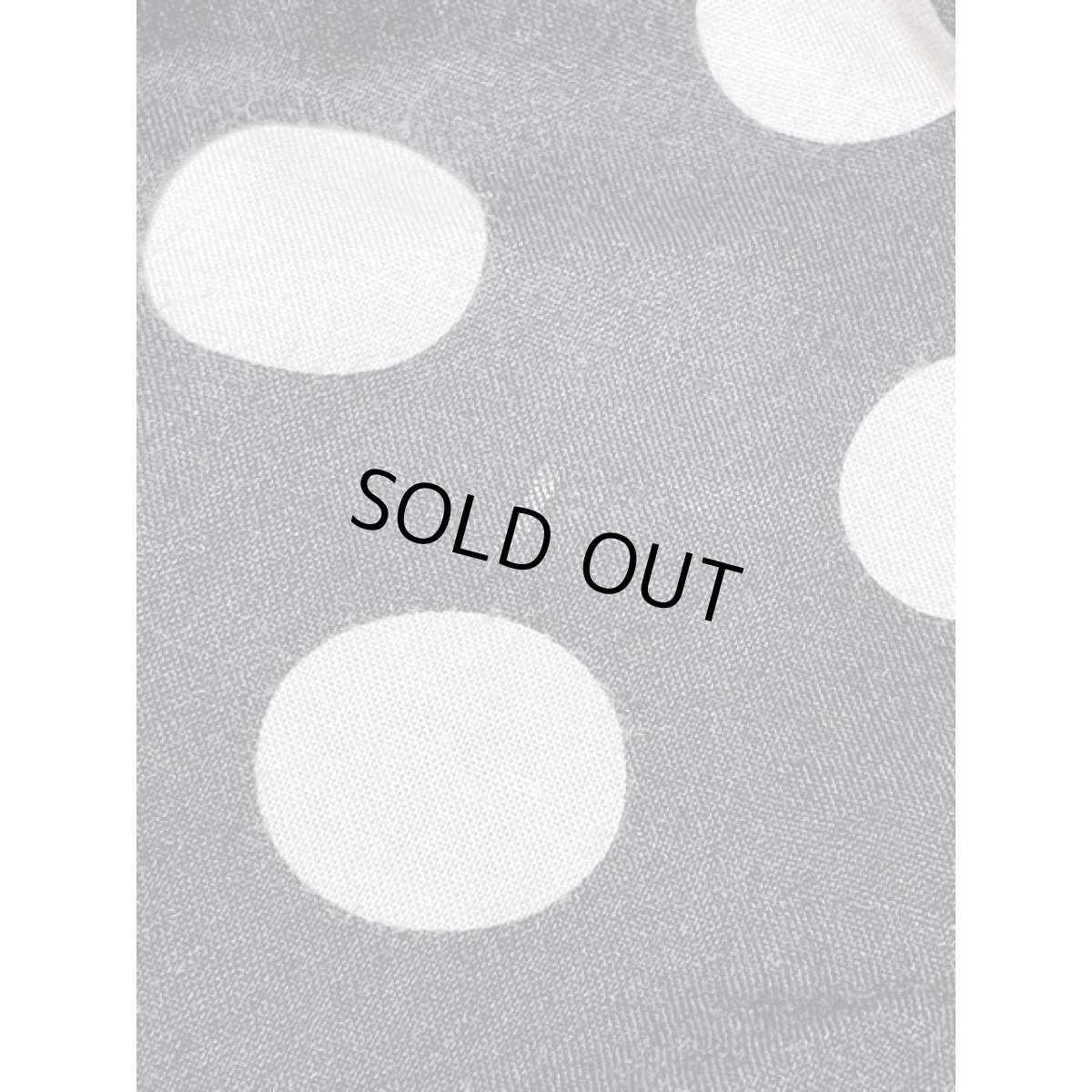 画像11: アシンメトリー モノクロドット レトロ シャツ アメリカ古着 ブラウス (11)