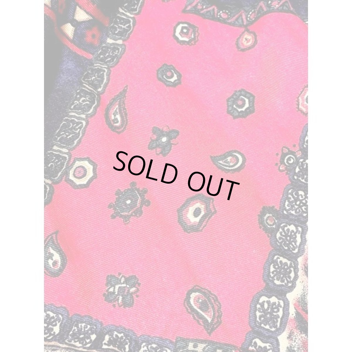 画像11: 馬柄 チェック柄 カラフル ウエストゴム レトロ アメリカ古着 ヴィンテージロングスカート (11)