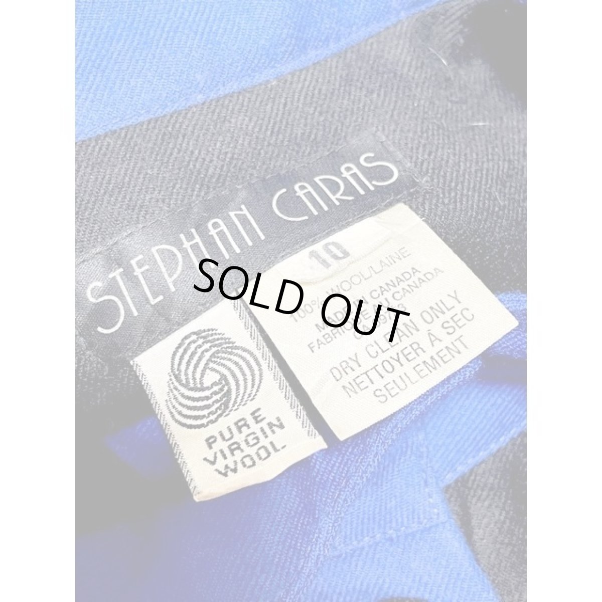 画像13: CANADA製 ノスタルジック ハイネック  レトロ 古着 ライトアウター ヴィンテージ 薄手コート (13)