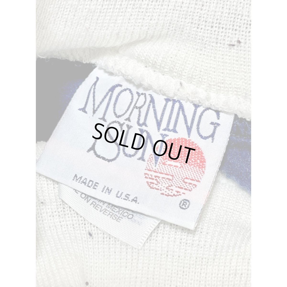 画像15: ネコ 猫 コーヒーカップ ハート ハイネック ネイビー Ｍorningsun レトロ アメリカ古着 ヴィンテージスウェット (15)