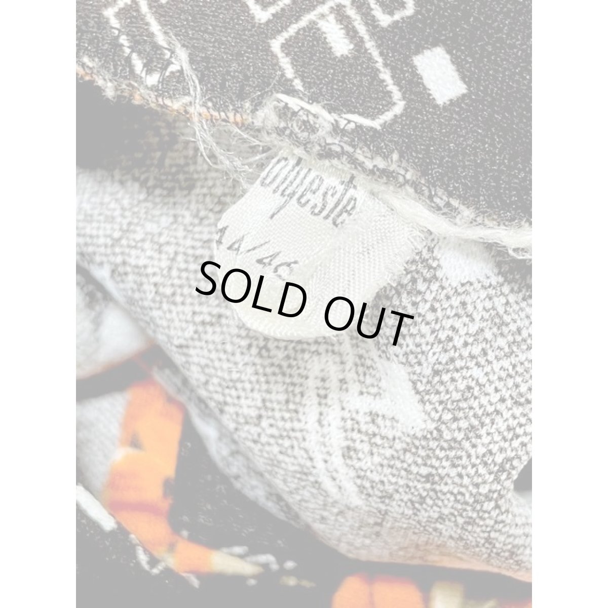 画像15: フランス古着 花柄 スクエア スタンドカラー ブラウン レトロ ヨーロッパ ヴィンテージワンピース  (15)