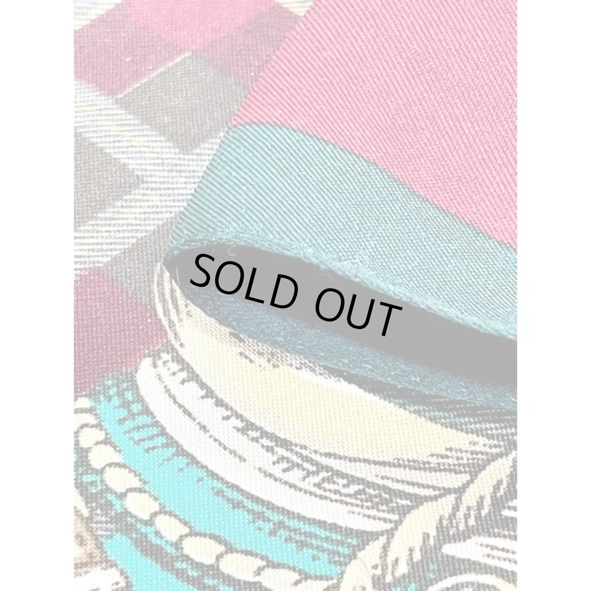 画像10: 鳥 レトロアンティーク ヴィンテージスカーフ ヨーロッパ (10)