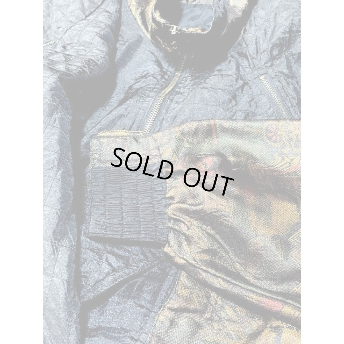 画像13: ハイネック オーバーサイズ ジップアップ アメリカ古着 ジャンパー ヴィンテージブルゾンジャケット (13)