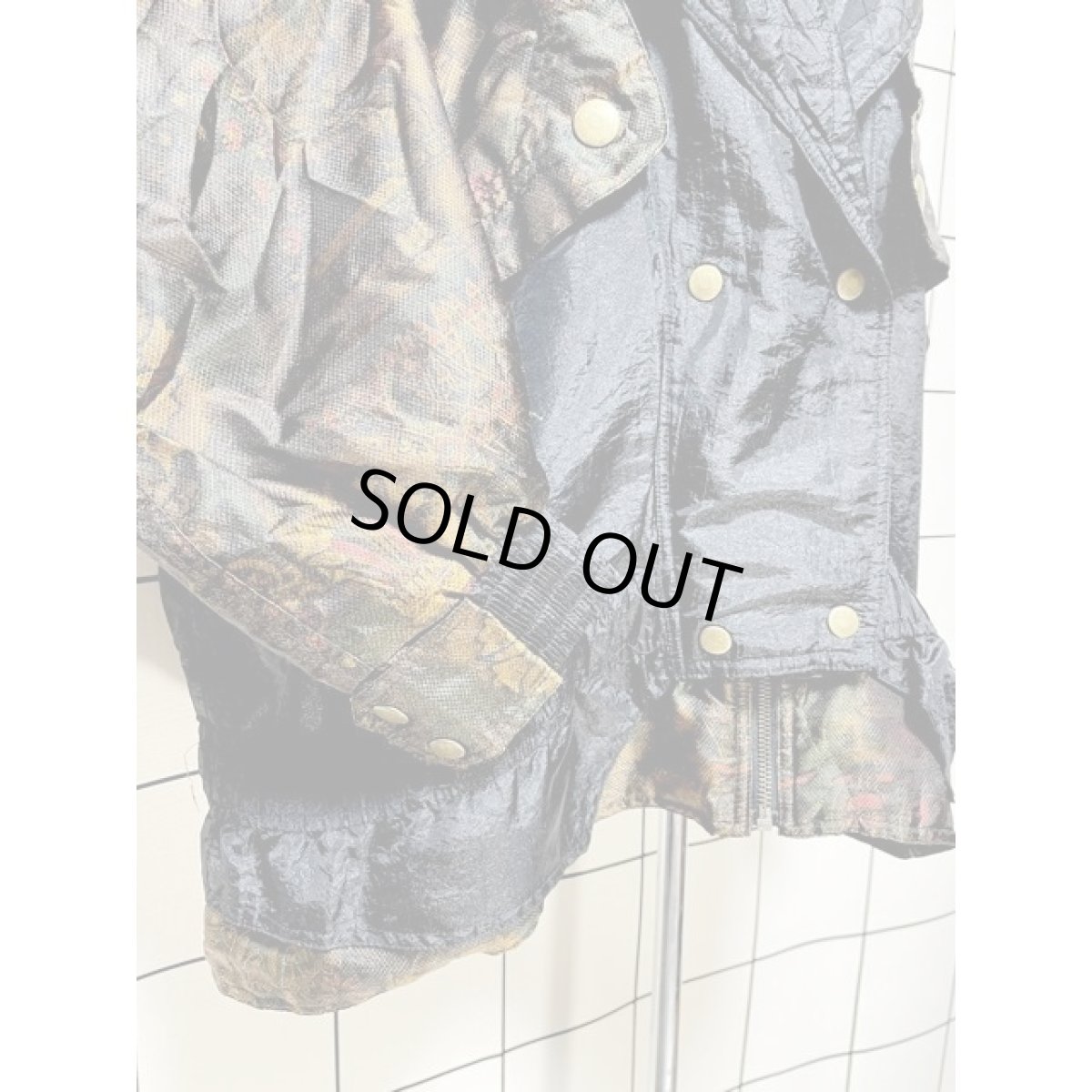 画像11: ハイネック オーバーサイズ ジップアップ アメリカ古着 ジャンパー ヴィンテージブルゾンジャケット (11)