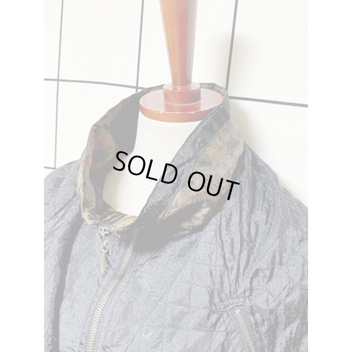 画像6: ハイネック オーバーサイズ ジップアップ アメリカ古着 ジャンパー ヴィンテージブルゾンジャケット (6)