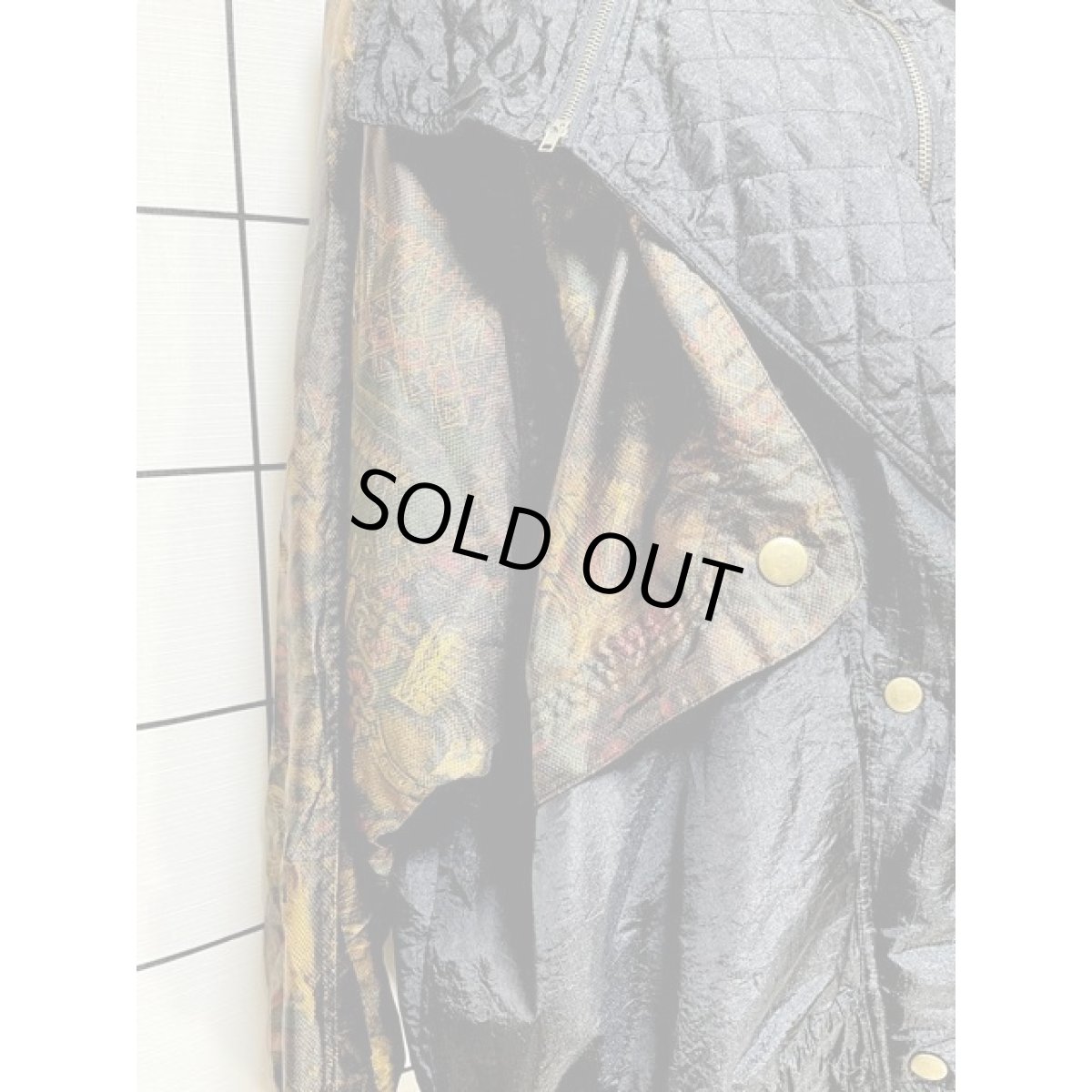 画像10: ハイネック オーバーサイズ ジップアップ アメリカ古着 ジャンパー ヴィンテージブルゾンジャケット (10)