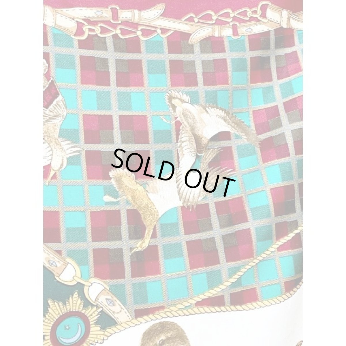 画像5: 鳥 レトロアンティーク ヴィンテージスカーフ ヨーロッパ (5)