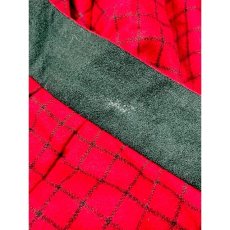 画像17: ベルトセット チェック柄 ウール レッド 赤 ディアンドル チロルスカート ドイツ民族衣装 (17)