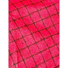 画像15: ベルトセット チェック柄 ウール レッド 赤 ディアンドル チロルスカート ドイツ民族衣装 (15)