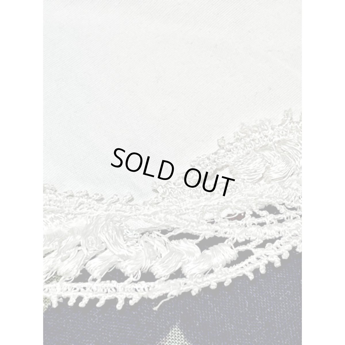 画像12: レース襟 花柄 ネイビー ウエストゴム アメリカ古着 ヴィンテージワンピース  (12)