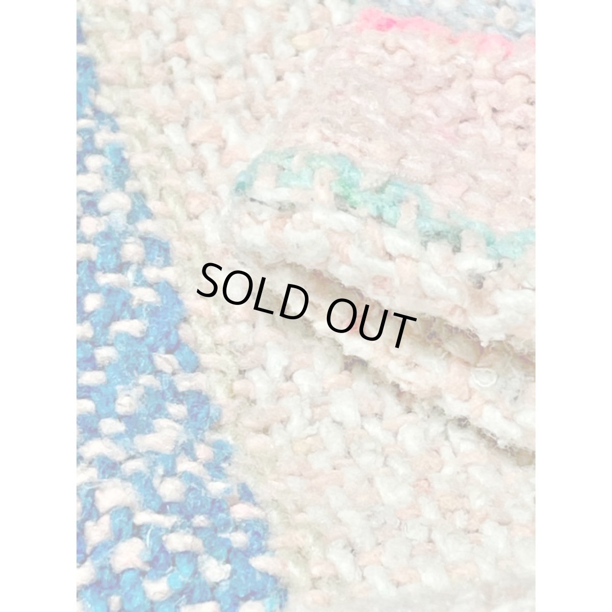 画像8: メキシカンパーカー フード付 ストライプ レトロ 古着 Mexico ヴィンテージ (8)