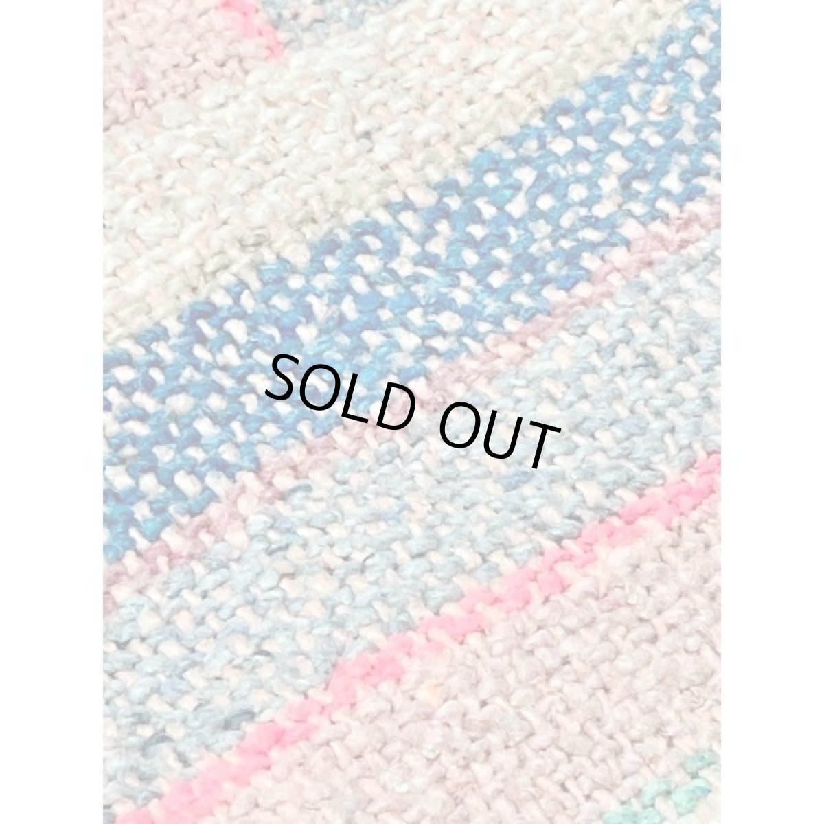 画像9: メキシカンパーカー フード付 ストライプ レトロ 古着 Mexico ヴィンテージ (9)