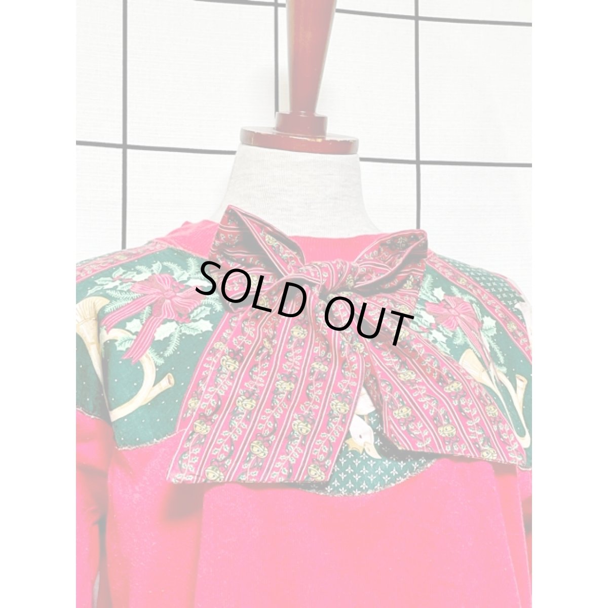 画像6: ダック リボン 90ｓ レッド レトロ アメリカ古着 ヴィンテージスウェット (6)