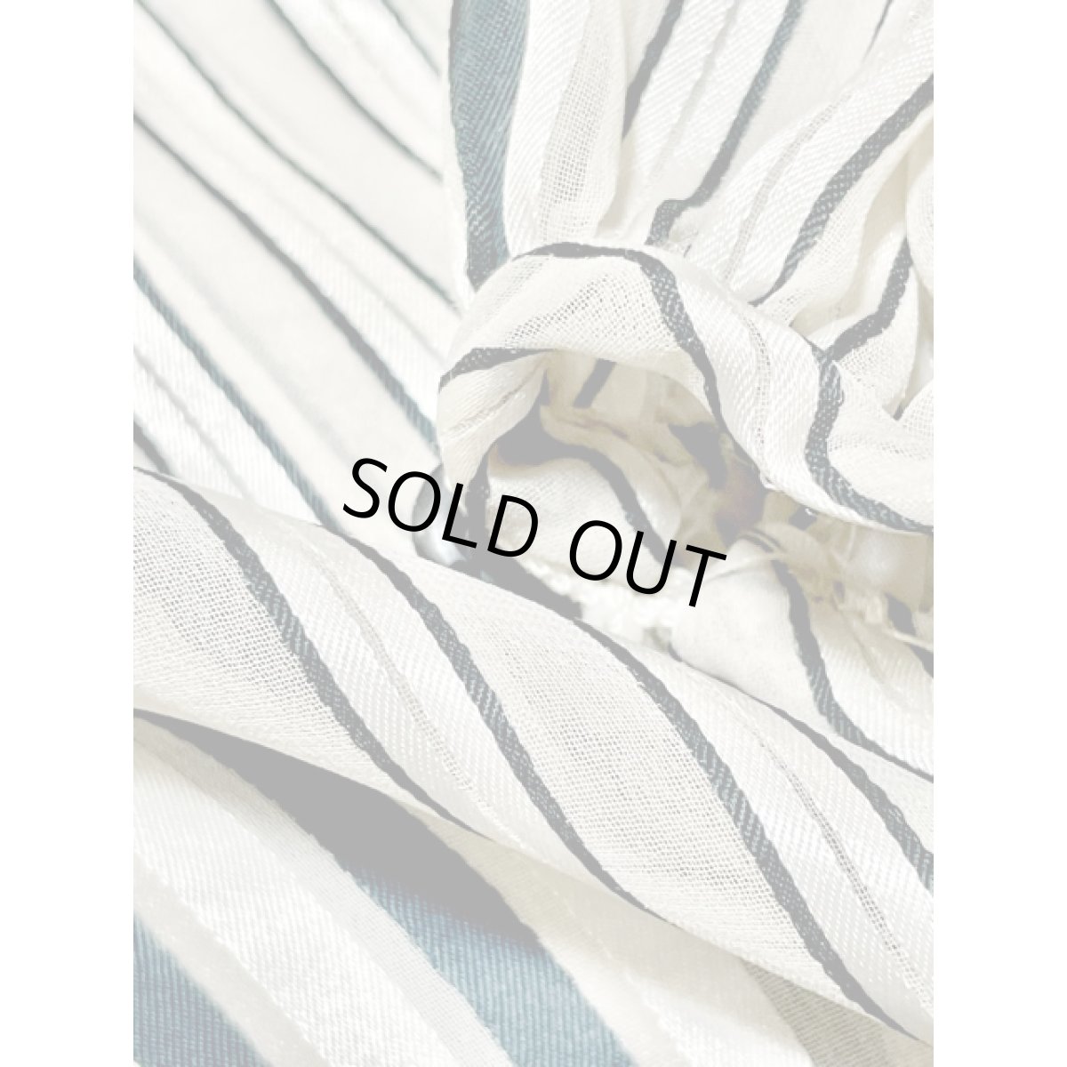 画像15: フリルたっぷり ストライプ UNIONMADE モノトーンカラー アメリカ古着 ヴィンテージドレス (15)