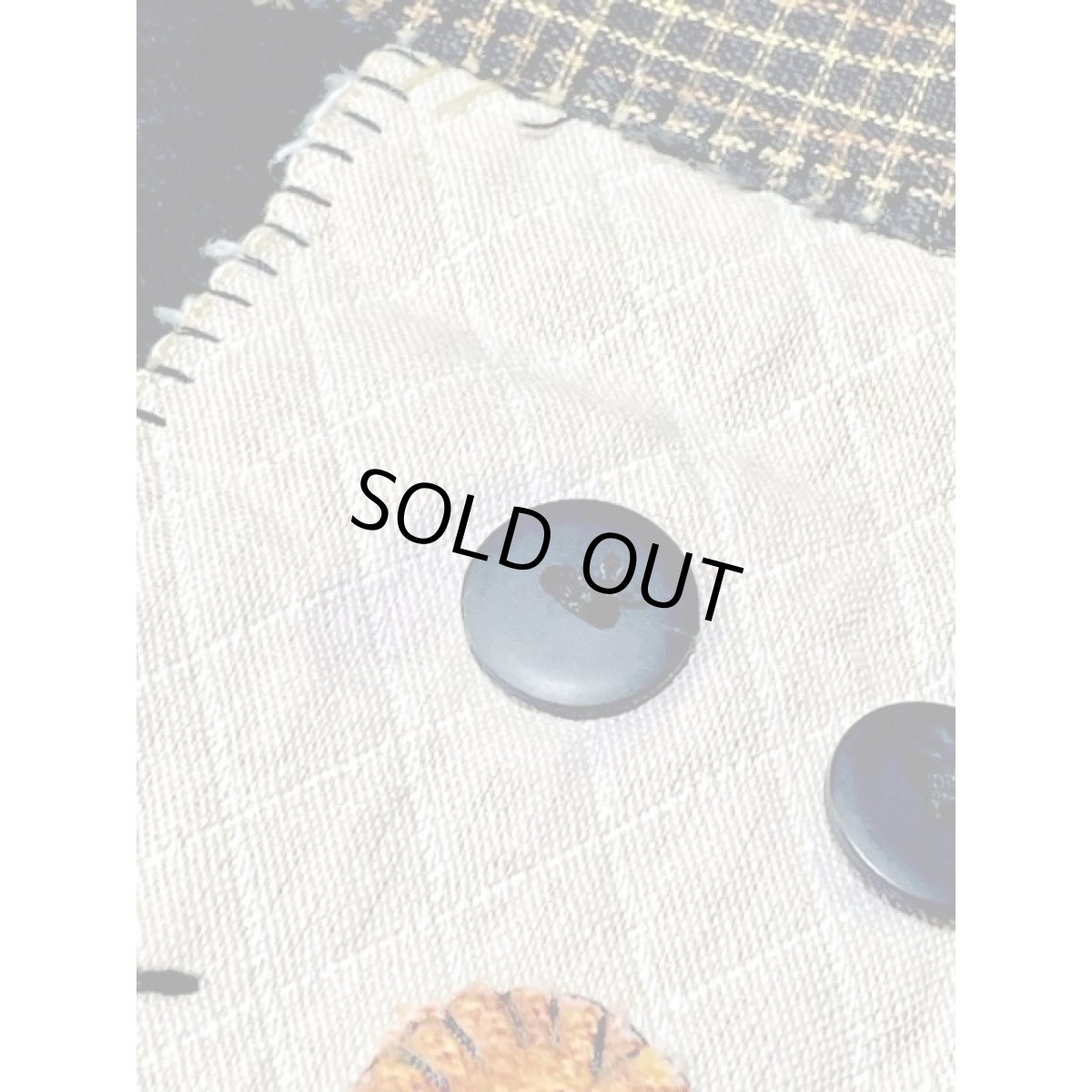 画像13: パッチワークデザイン チェック ブラック レトロ 古着 ヴィンテージスウェット (13)