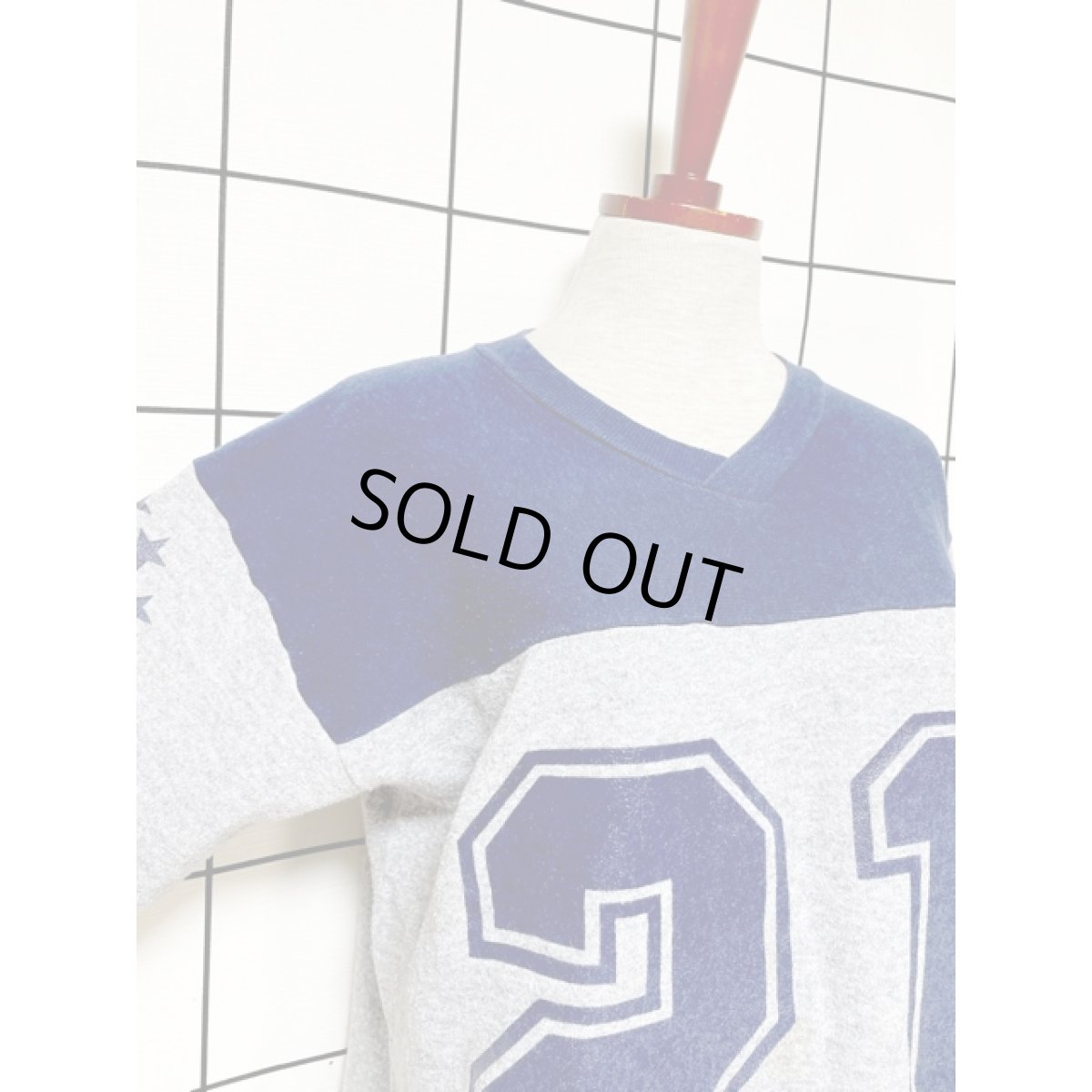 画像6: ナンバープリント スター レトロ アメリカ古着 ヴィンテージスウェット (6)