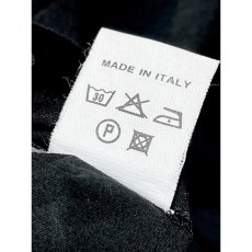 画像11: ショート丈 Italy製 イタリア ブラック シャツ トップス ヴィンテージブラウス (11)