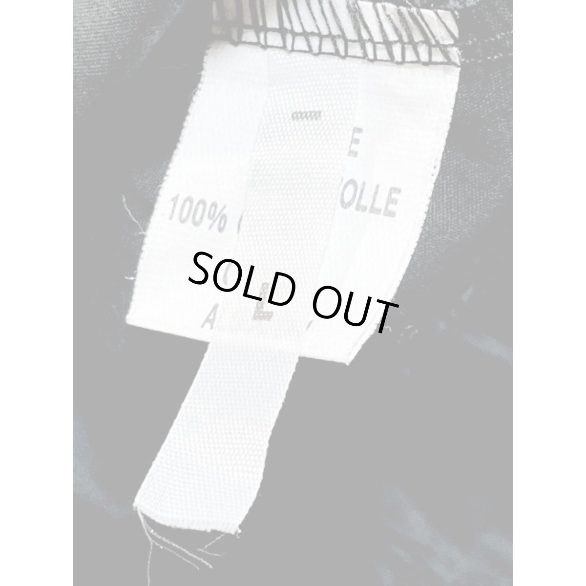 画像10: ショート丈 Italy製 イタリア ブラック シャツ トップス ヴィンテージブラウス (10)