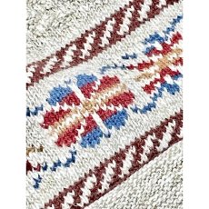 画像10: フロント刺繍 フォークロア模様編み プルオーバーアメリカ古着 ニットセーター (10)