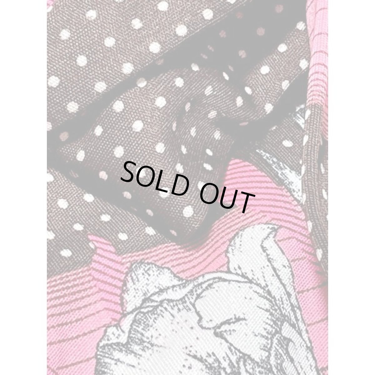 画像11: ドット 花柄 リボンタイ付 70年代 レトロ レディース 長袖 昭和レトロ 国産古着 レトロワンピース (11)