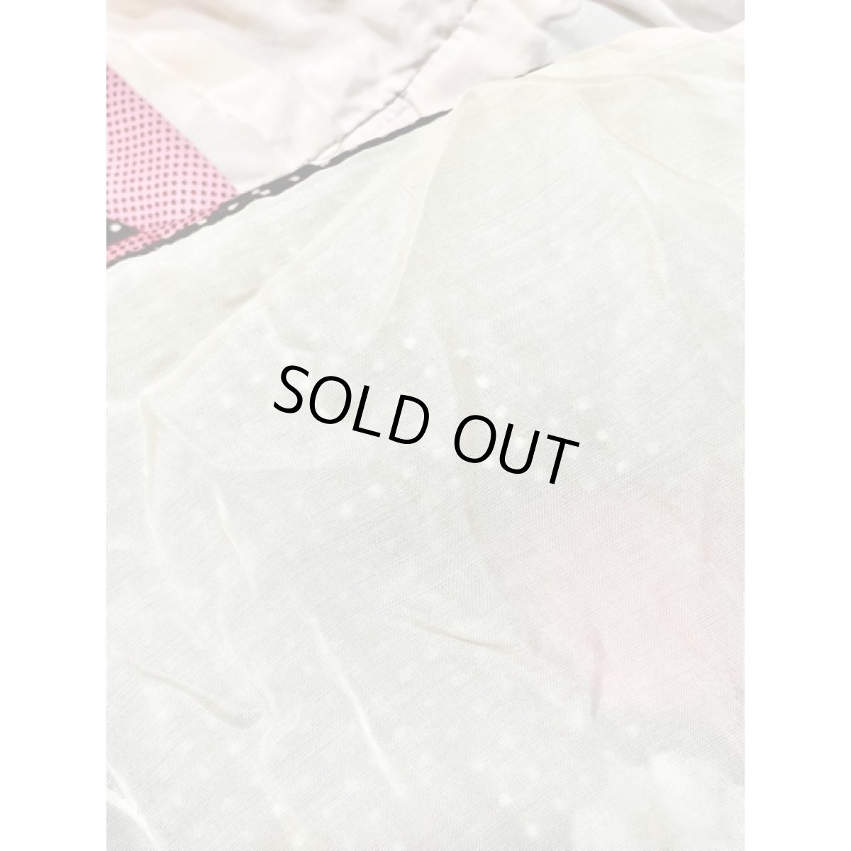 画像14: ドット 花柄 リボンタイ付 70年代 レトロ レディース 長袖 昭和レトロ 国産古着 レトロワンピース (14)