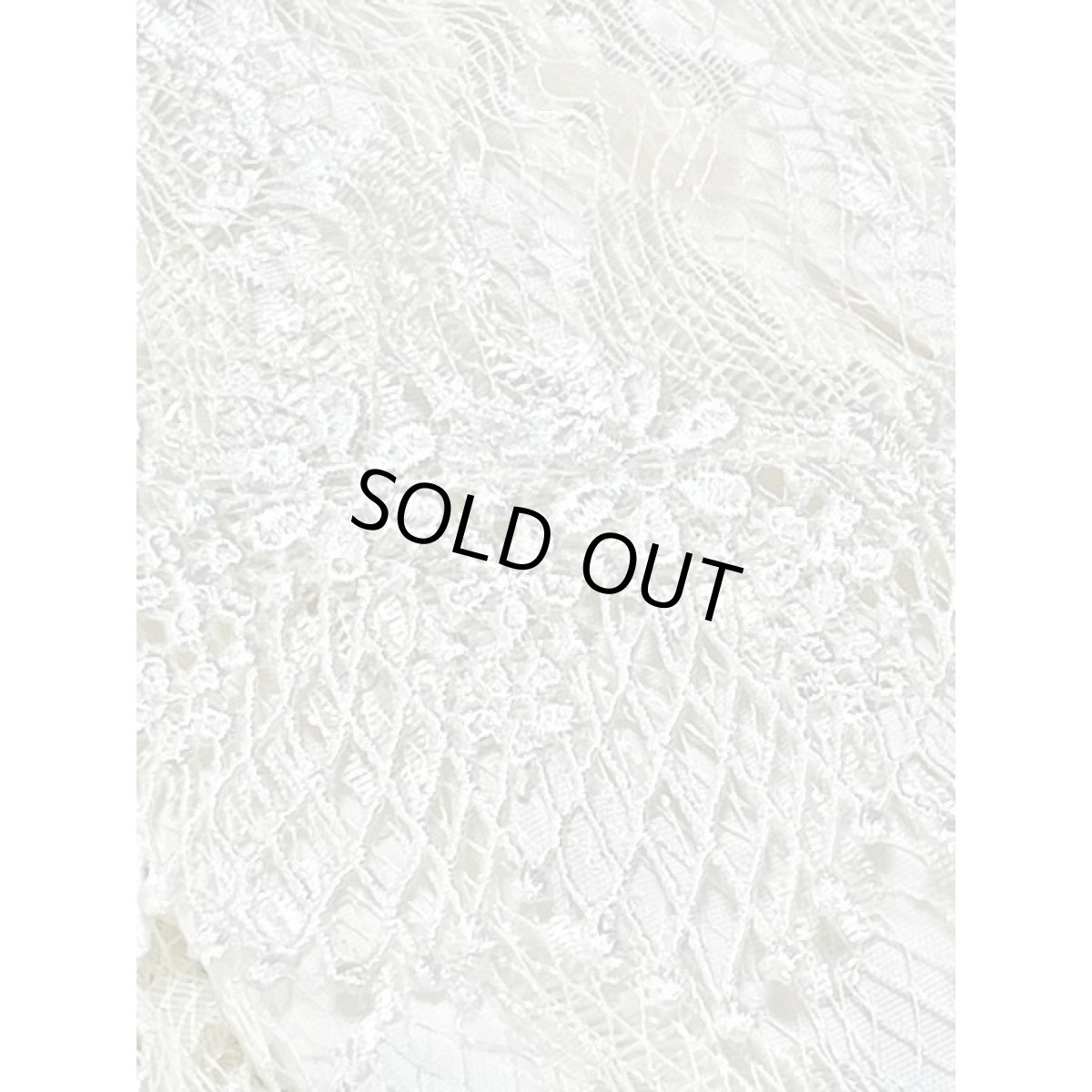 画像14: 贅沢な総レース パーティースタイルにおすすめ ホワイト クラシカル レトロ アメリカ古着 ヴィンテージドレス (14)