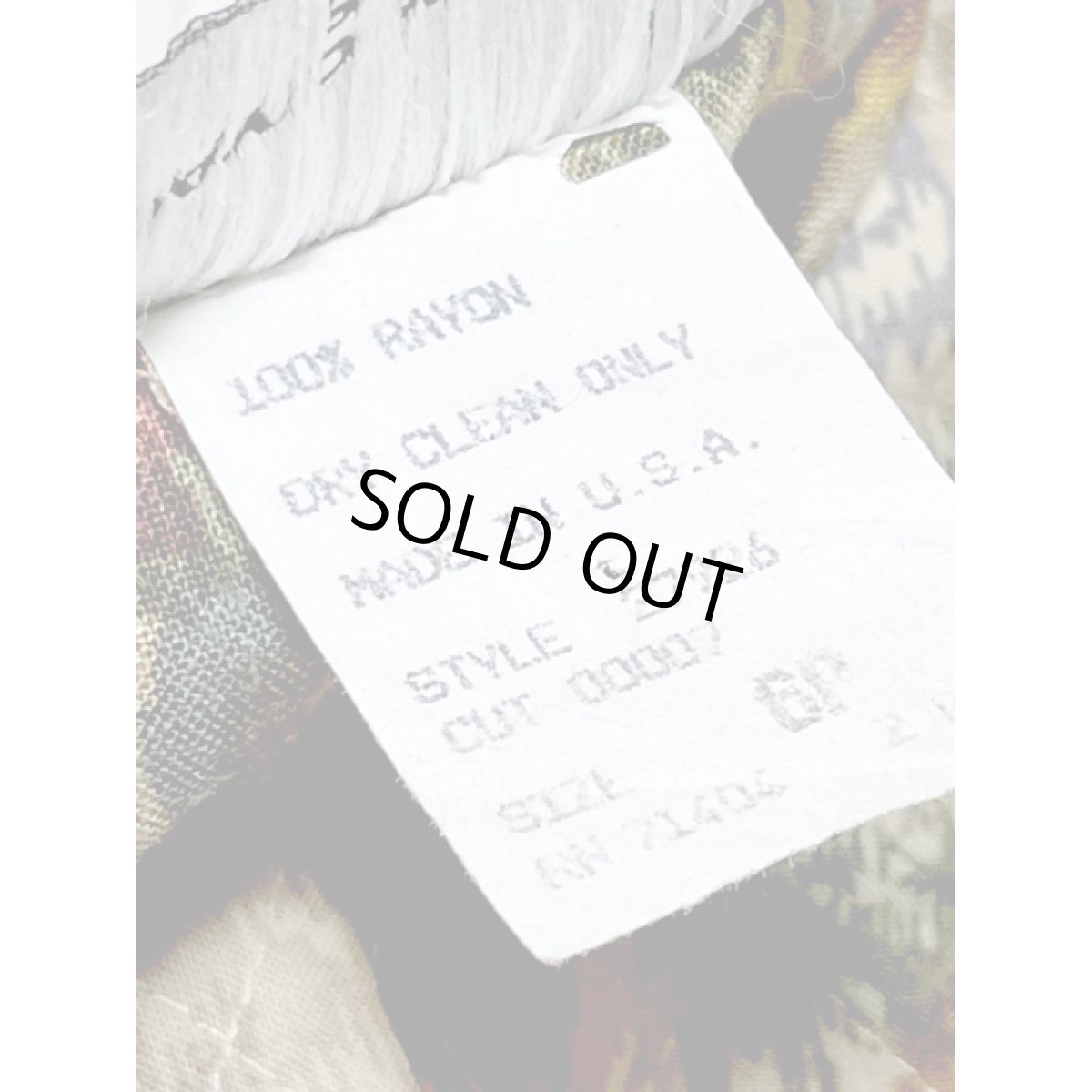 画像12: 花柄 キルティング ノーカラー レトロ アメリカ古着 ヴィンテージジャケット (12)