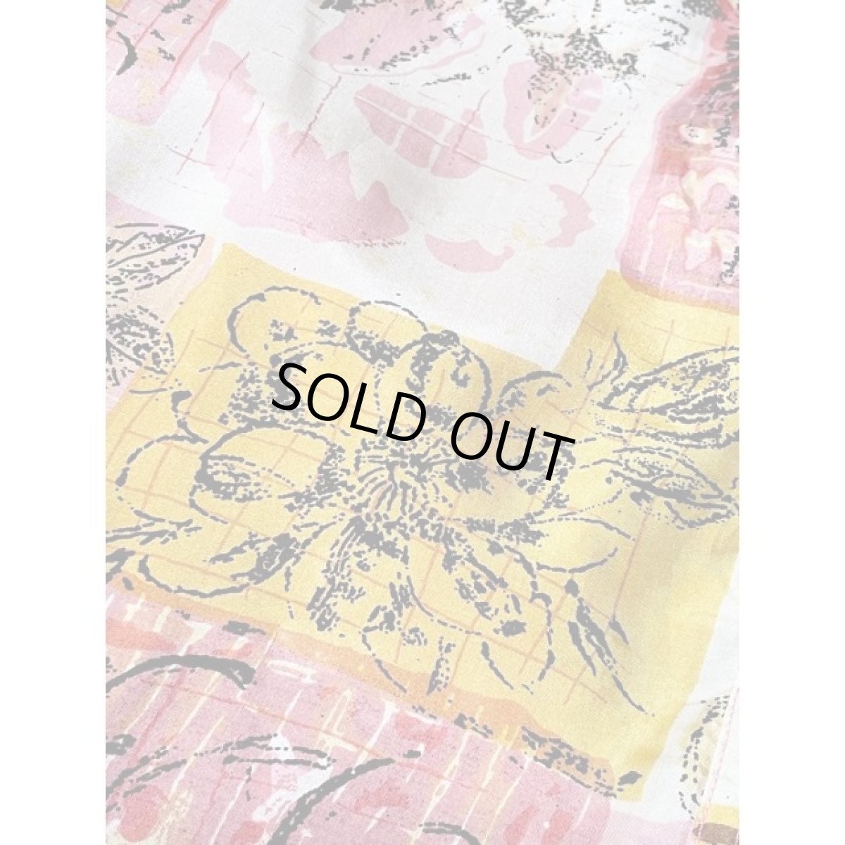 画像12: アート柄 オーバーサイズ ピンク ホワイト イエロー ホック アメリカ古着 ジャンパー ヴィンテージブルゾンジャケット (12)