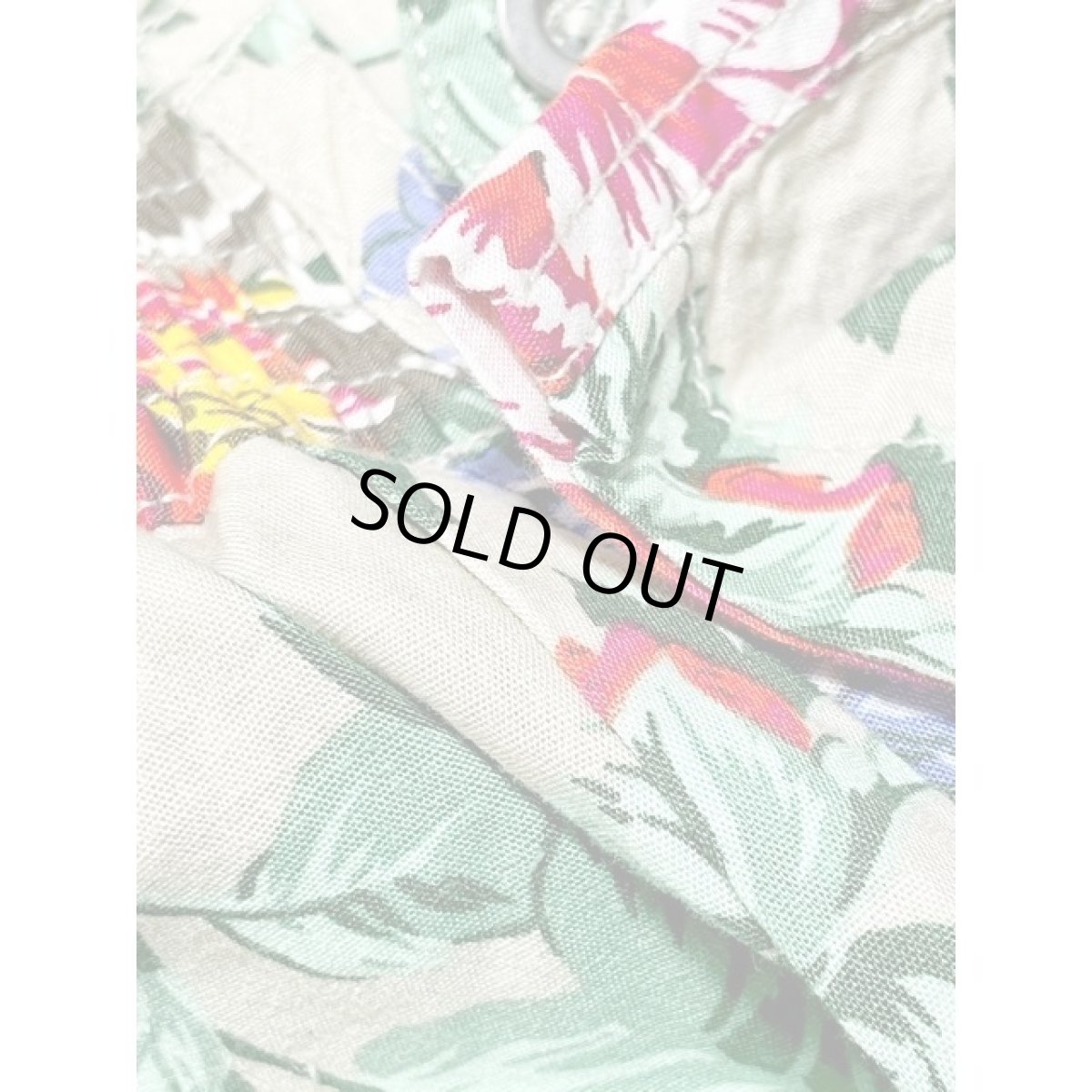 画像11: 花柄 ウエストゴム アメリカ古着 レトロ ヴィンテージ パンツ (11)