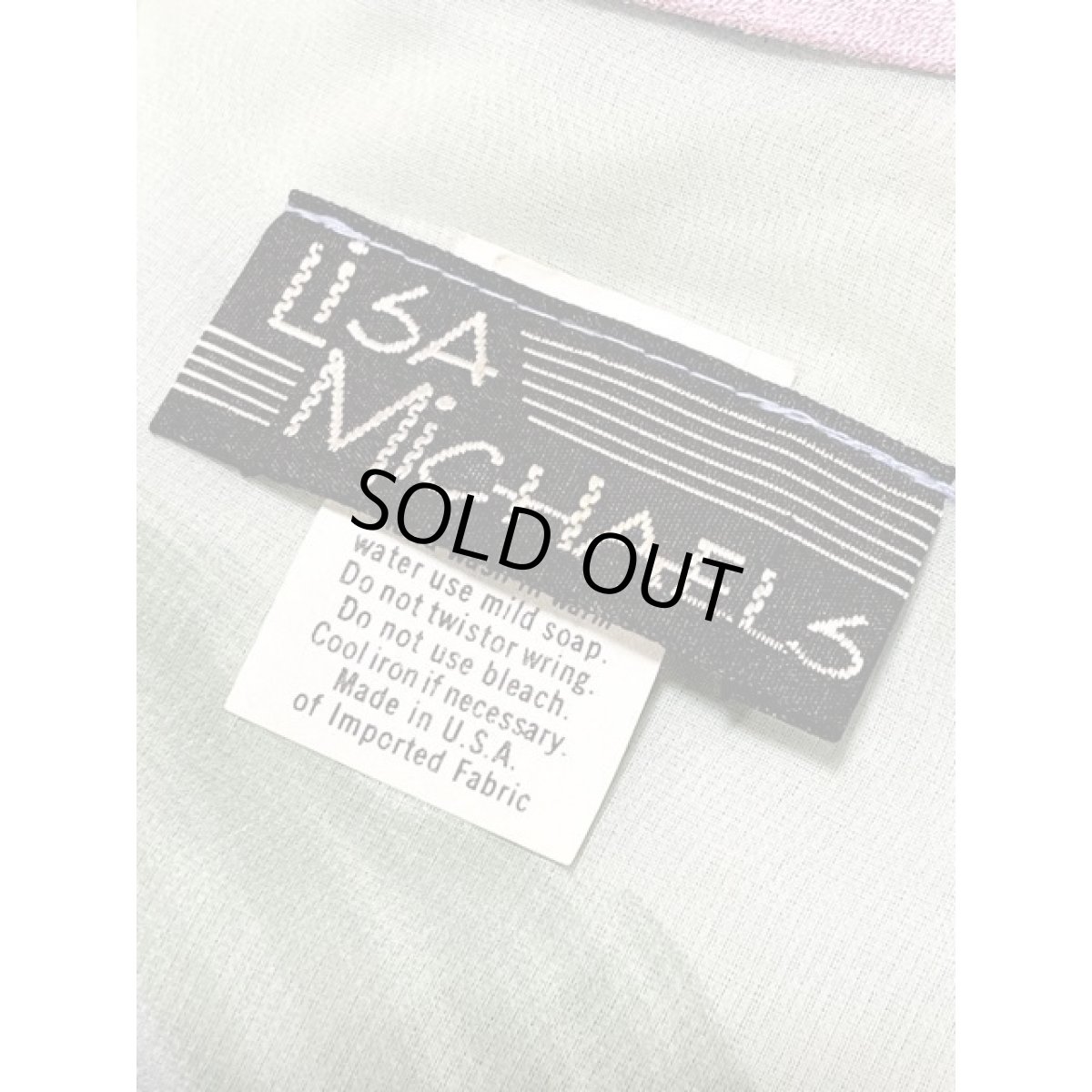 画像14: アート柄 フロントプリーツ ウエストゴム レトロ アメリカ古着 ヴィンテージワンピース (14)