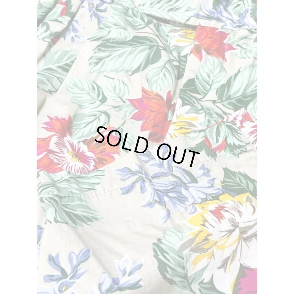 画像9: 花柄 ウエストゴム アメリカ古着 レトロ ヴィンテージ パンツ (9)