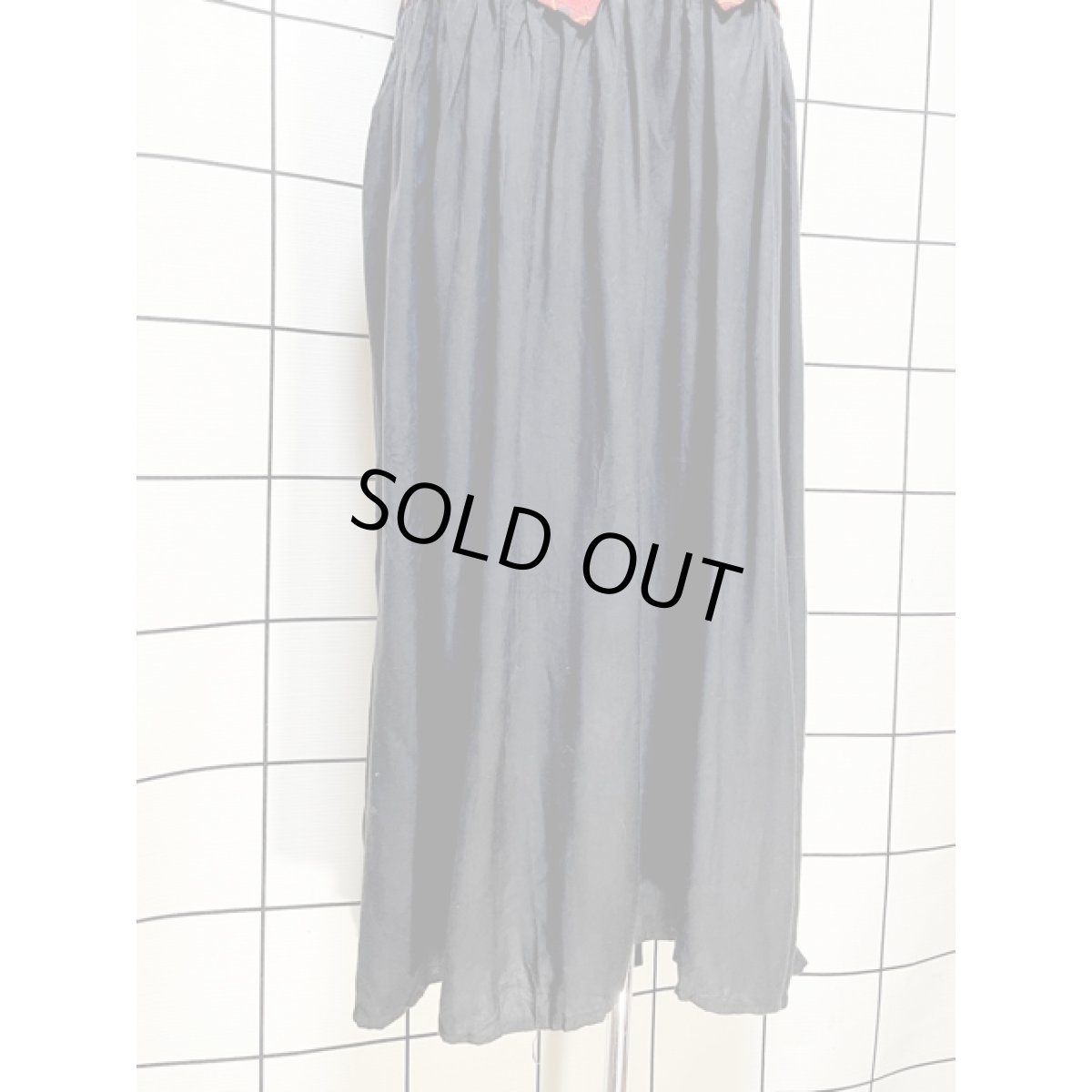 画像10: トラッドガーリー チェック柄 切り替え ノースリーブ レトロ アメリカ古着 ヴィンテージワンピース (10)