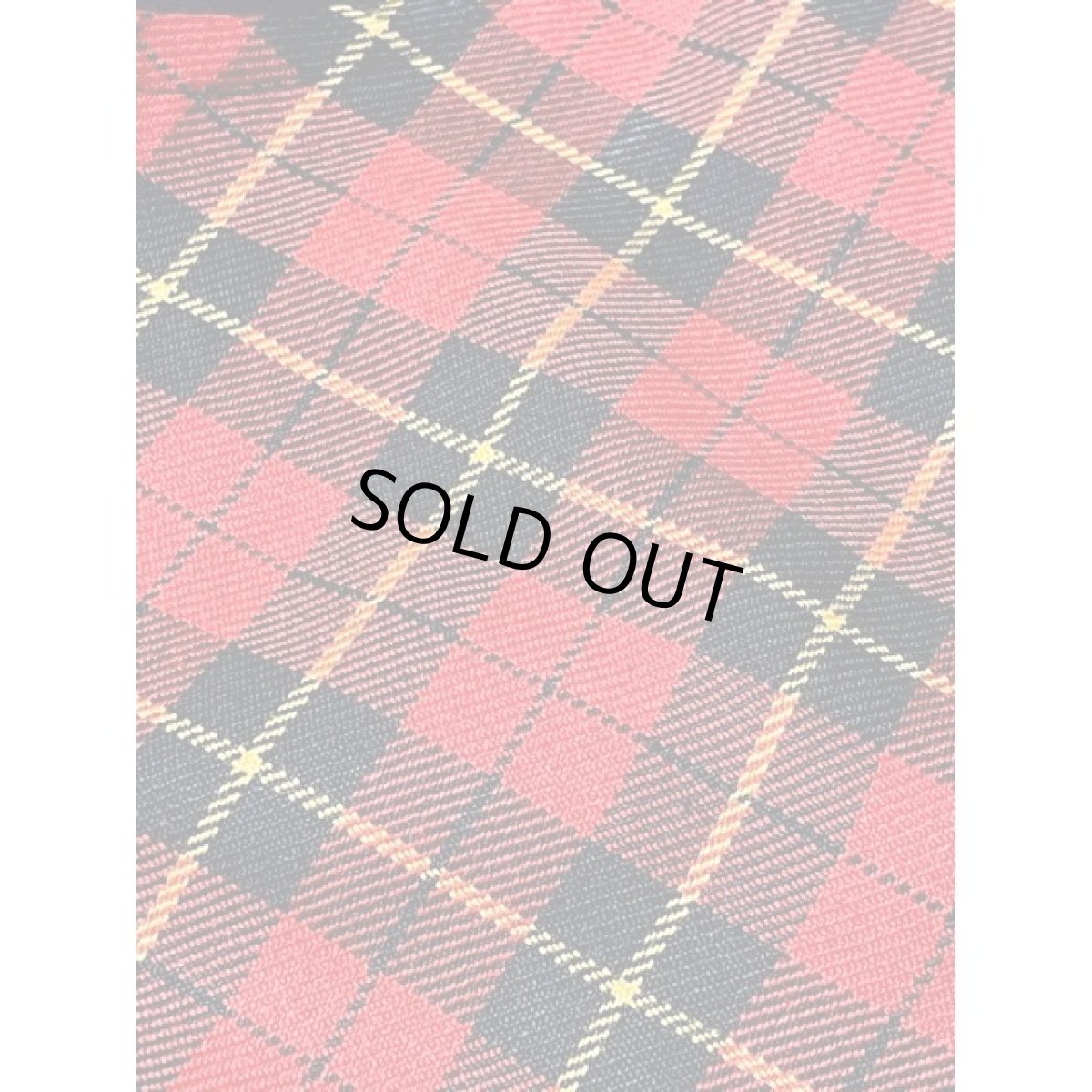 画像13: トラッドガーリー チェック柄 切り替え ノースリーブ レトロ アメリカ古着 ヴィンテージワンピース (13)